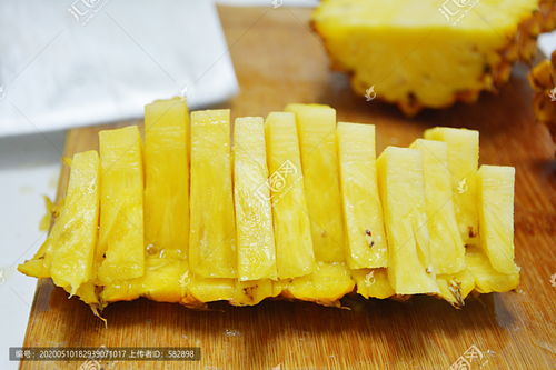 新鮮鳳梨果肉圖片素材下載 食品餐飲素材下的蔬菜水果圖片素材